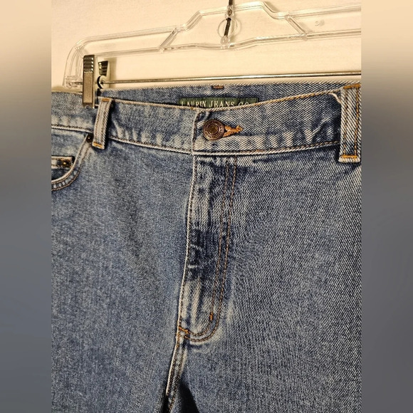 Lauren Jeans Co. Ralph Lauren Cropped Plus Size Relaxed Jeans Women's Size 14 - Picture 7 of 8